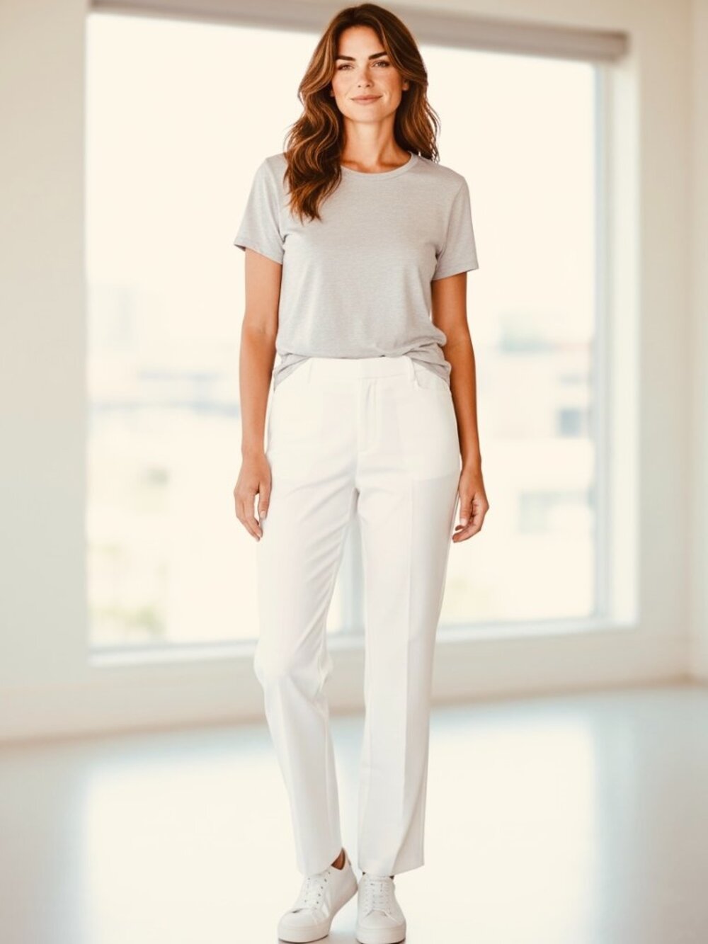 Christopher & Banks The Perfect Pant Shaped Fit Mid-Rise Trouser 10 Avg  293B